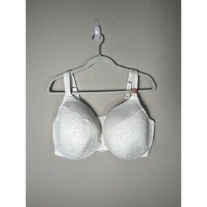 Cacique Bra Women's 44F Lightly Lined White Full Coverage Underwired Lace